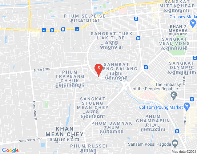 แผนที่ ตึกทลา, แซนสก, พนมเปญ