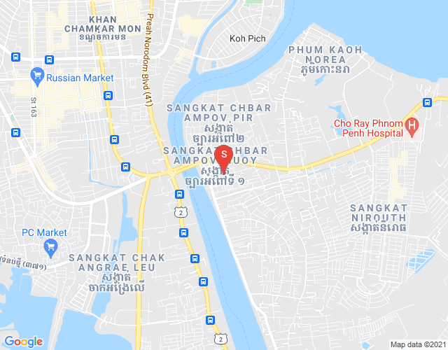 铁桥头区I分区, 铁桥头区, 金边地图