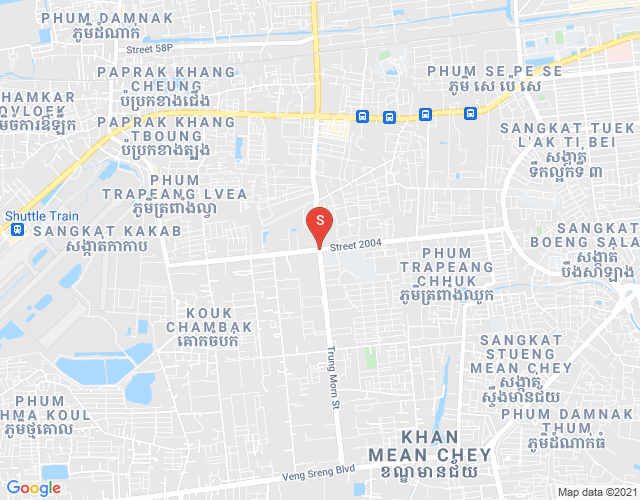 แผนที่ ตึกทลา, แซนสก, พนมเปญ