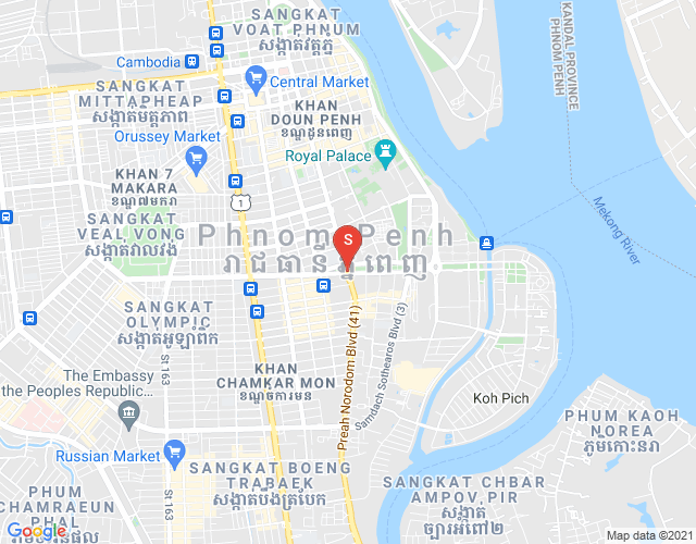 Map of Dabest   Properties, BKK 1, Boeng Keng Kang, Phnom Penh