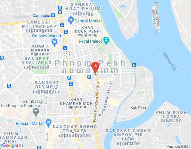 Map of Dabest  Properties, Chakto Mukh, Daun Penh, Phnom Penh