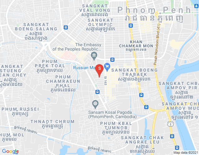 Map of Toul Tum Poung 2, Chamkarmon, Phnom Penh