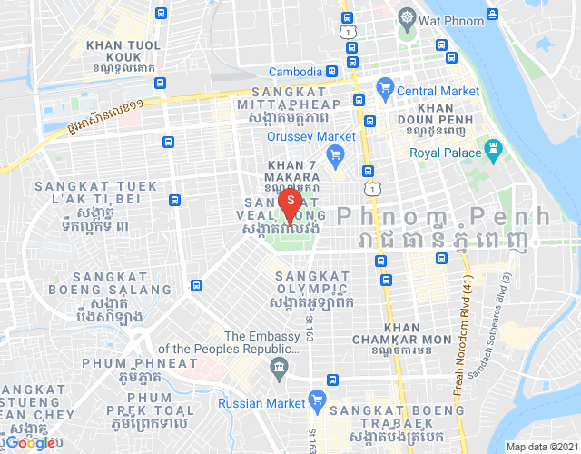 Mapa: Properties Dabest, Mittapheap, 7 Makara, Phnom Penh