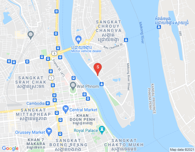 ផែនទី ជ្រោយចង្វារ, ភ្នំពេញ