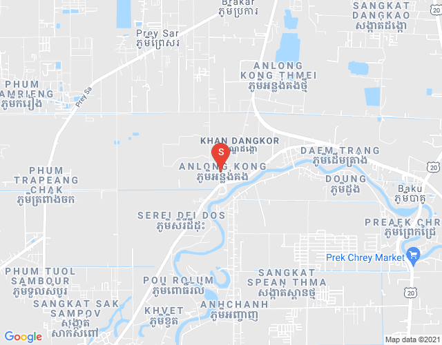 Mapa: Dangkao, Phnom Penh