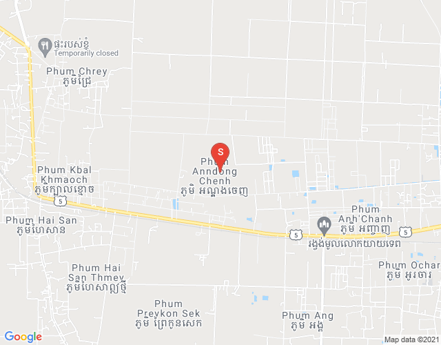 Mapa: Ou Char, Battambang