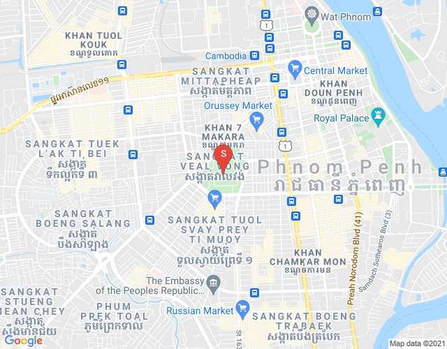 Dabest Properties, Boeung Prolit구역, 마카라구, 프놈펜 지도
