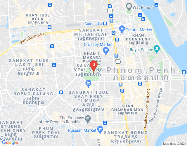 Map of Properties Dabest, Boeung Prolit, 7 Makara, Phnom Penh