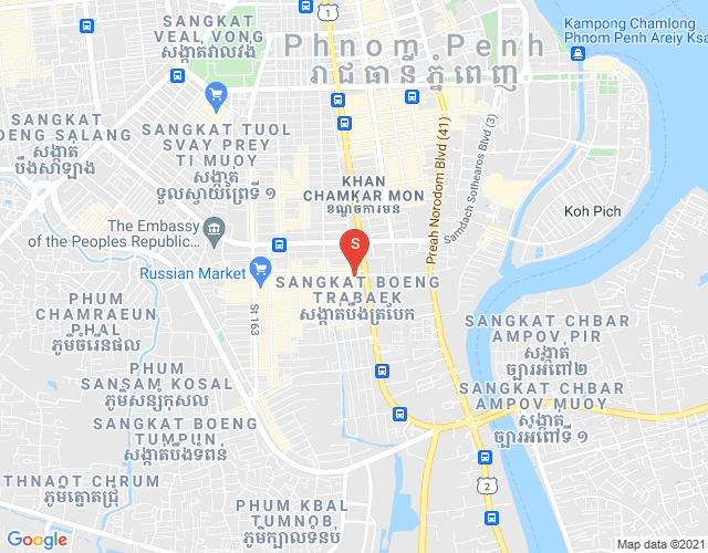 Carte de Dabest Properties, Boeung Trabek, Chamkarmon, Phnom Penh