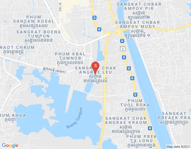 长夏上社分区, 棉芷区, 金边地图