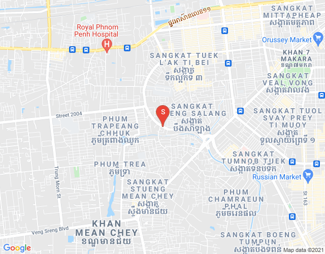 Map of Tuek Thla, Sen Sok, Phnom Penh