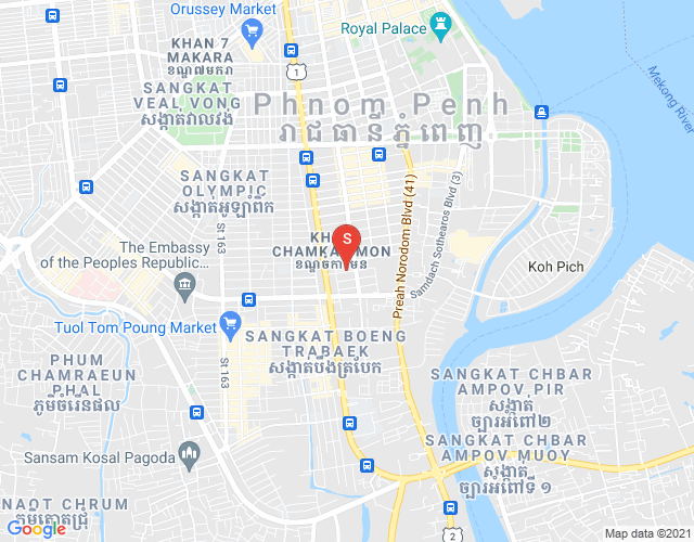 Map of BKK 3, Boeng Keng Kang, Phnom Penh