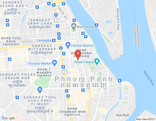 チェイチュムニア, ドーンペン, プノンペンの地図