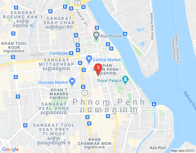 뉴타운3구역, 룽볜구, 프놈펜 지도