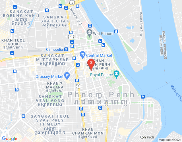 뉴타운3구역, 룽볜구, 프놈펜 지도