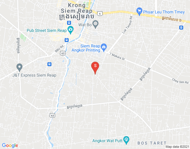 Map of Sala Kamraeuk, Siem Reap