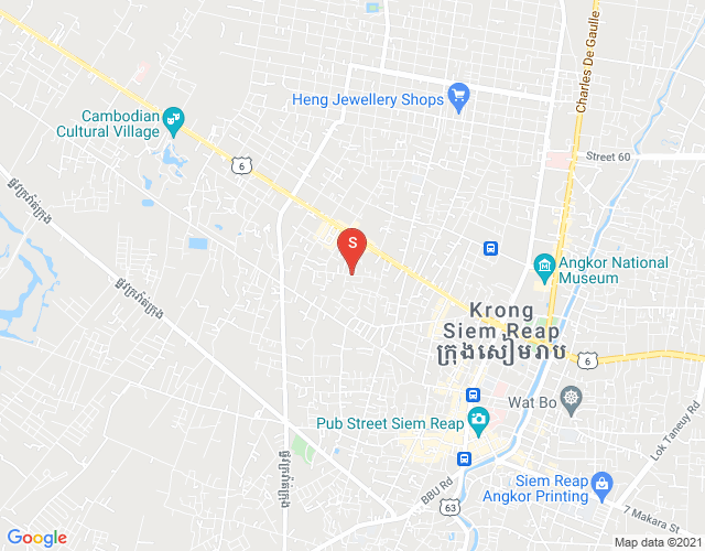 Map of Sala Kamraeuk, Siem Reap