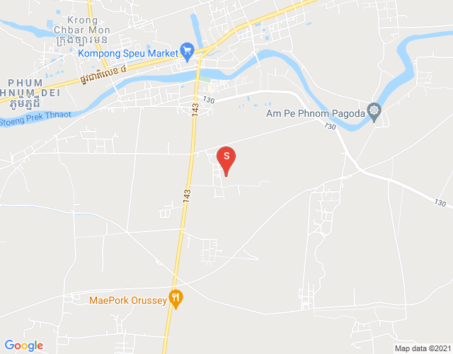 Mapa: Svay Kravan, Chbar Mon, Kampong Speu