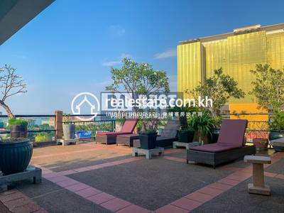 Apartment For Rent in Tonle Bassac, Chamkarmon, Phnom Penh