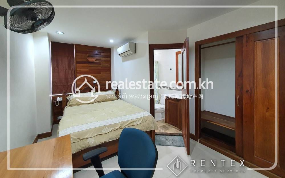 Apartment For Rent in Tonle Bassac, Chamkarmon, Phnom Penh