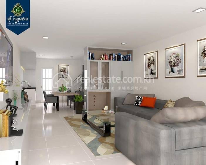 Borey Grand Park | Link House For Sale with 1 Parking Space