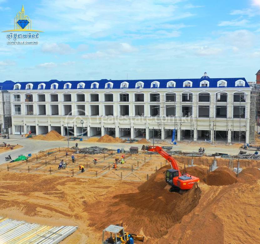 Borey Blue Diamond | ตึกแถว สำหรับขาย พื้นที่ใช้สอย 75-155 ตร.ม. ใน Chroy Changvar