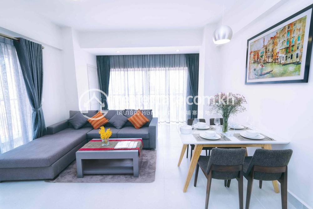 เซอร์วิสอพาร์ทเม้นท์ สำหรับเช่า ใน Toul Kork $800