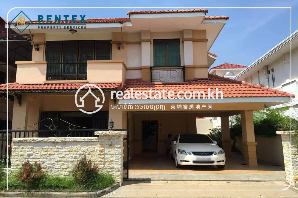 Villa For Rent in Tuek Thla, Sen Sok, Phnom Penh