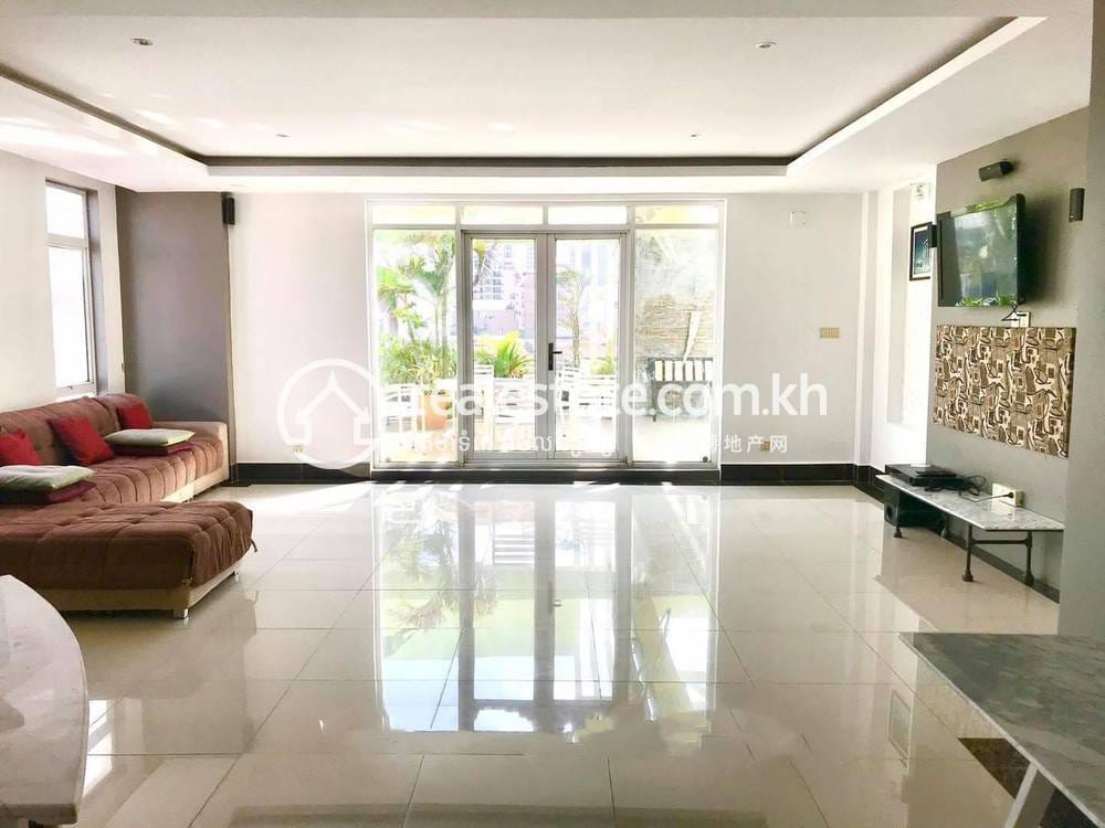 服务式公寓出租，位于万景岗3分区（BKK3), 波哥堪, 金边