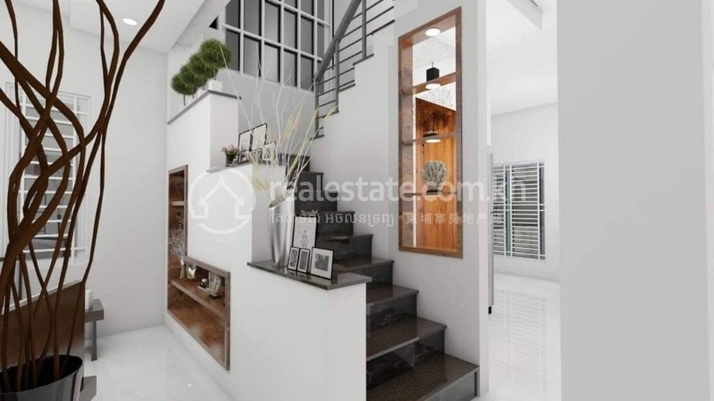 Bayon Residence | Kouk Roka Dom z lokalem handlowym Na sprzedaż w Kouk Roka