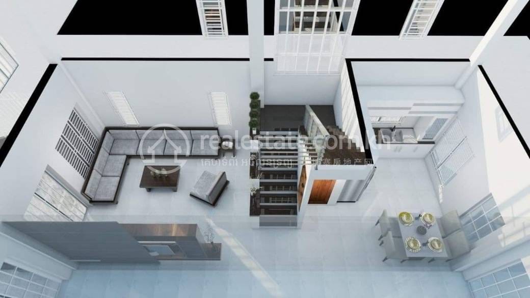 Bayon Residence | Prek Pnov Dom z lokalem handlowym Na sprzedaż w Prek Pnov