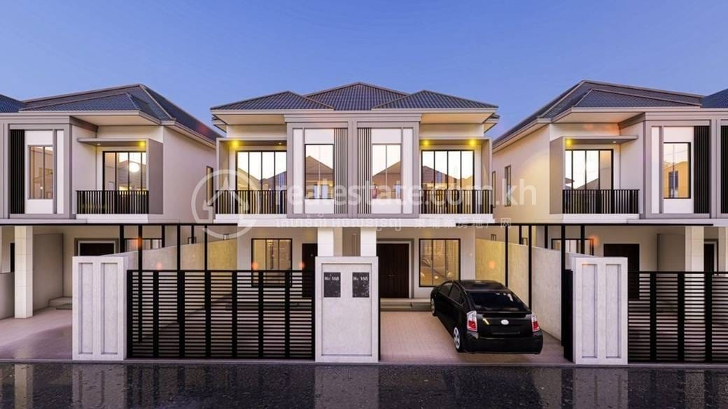 Bayon Residence | วิลล่าแฝด สำหรับขาย ใน กกโรกา, เปรกพนอ, พนมเปญ