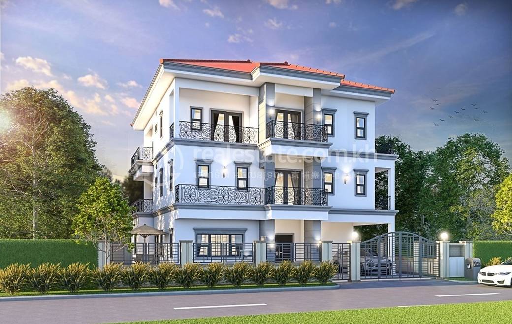 Borey Booyoung Sen Sok | Villa À vendre à, Khmuonh, Sen Sok, Phnom Penh