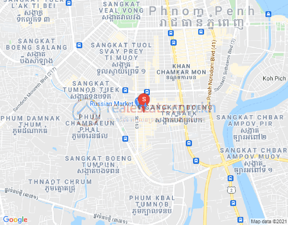 Карта Тул Том Пунг 1, Чамкармон, Пномпень