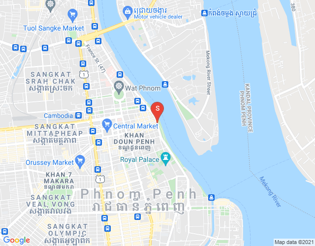 ផែនទី ផ្សារកណ្តាល១, ដូនពេញ, ភ្នំពេញ
