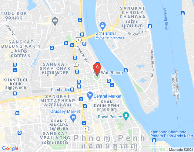 Mapa: DABEST PROPERTIES, BKK 1, Boeng Keng Kang, Phnom Penh