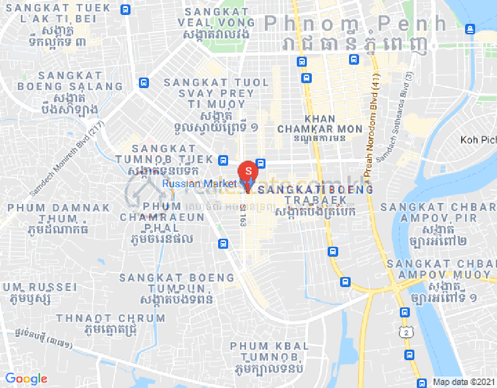 Mapa: Toul Tum Poung 1, Chamkarmon, Phnom Penh