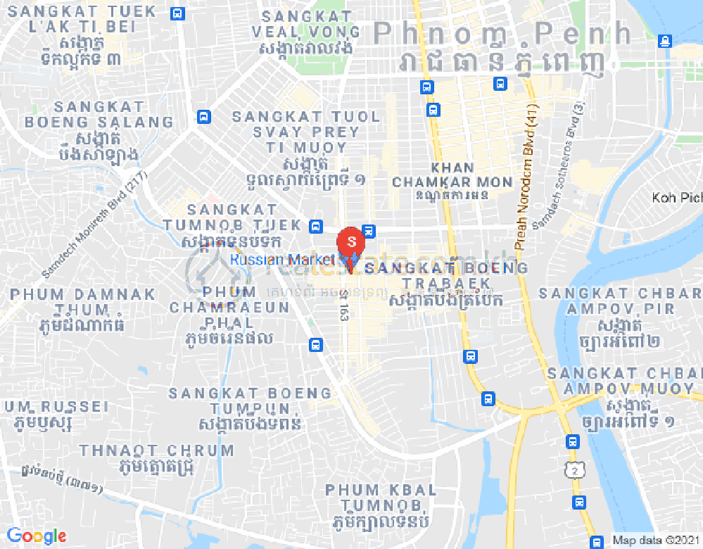 ផែនទី PROPERTIES CAMBODIA CO LTD PROPERTIES DABEST, បឹងត្របែក, ចំការមន, ភ្នំពេញ