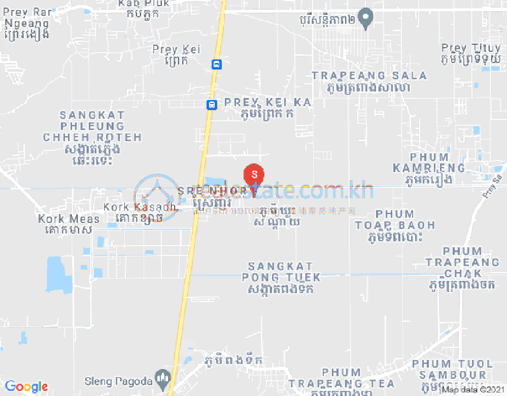 Mapa: Dangkao, Phnom Penh