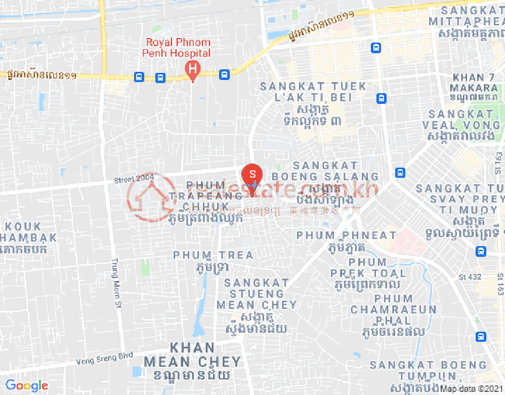ផែនទី អូបែកក្អម, សែនសុខ, ភ្នំពេញ