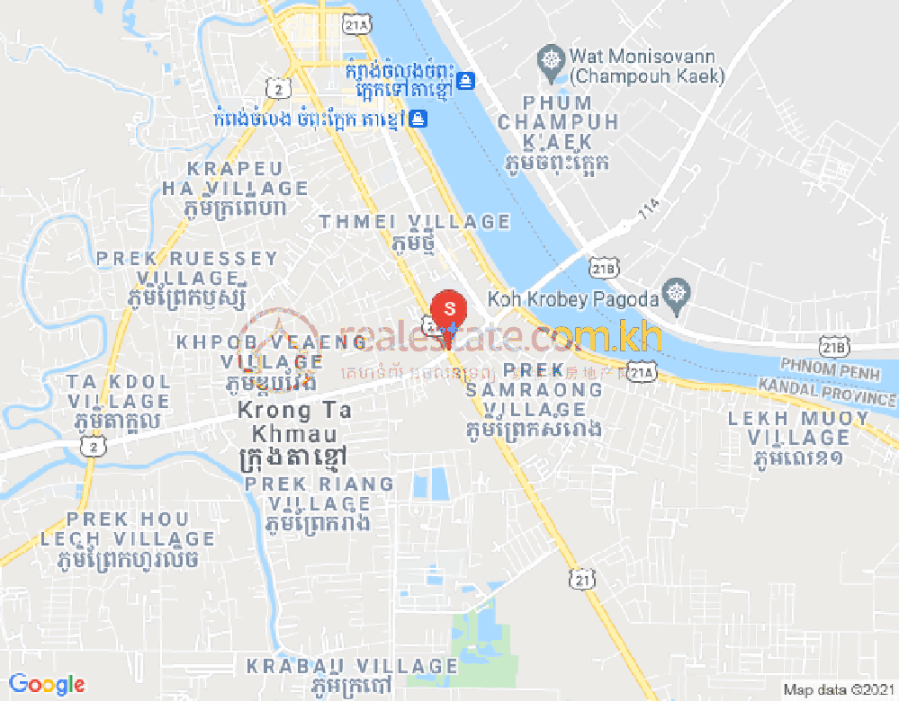 ផែនទី តាខ្មៅ, កណ្ដាល