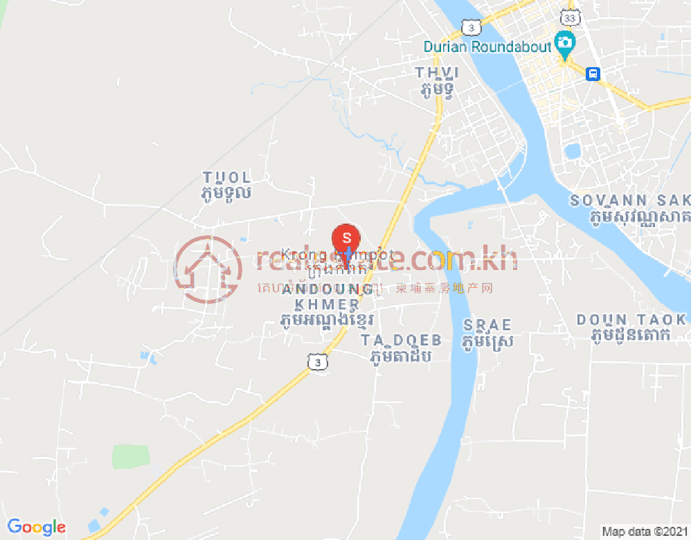 Карта Кампот