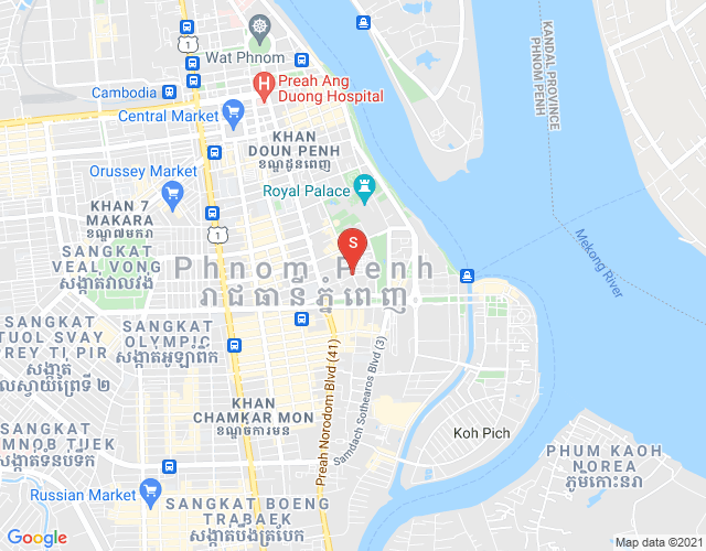 チャクトムク, ドーンペン, プノンペンの地図