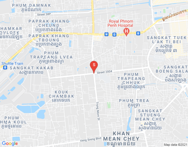 Map of Tuek Thla, Sen Sok, Phnom Penh