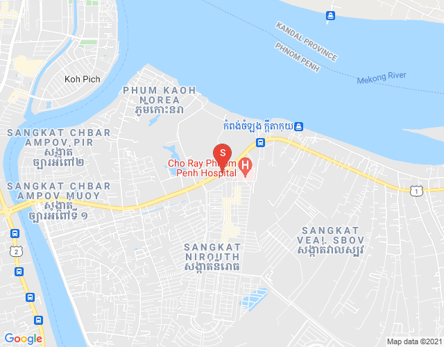 Nirouth分区, 铁桥头区, 金边地图