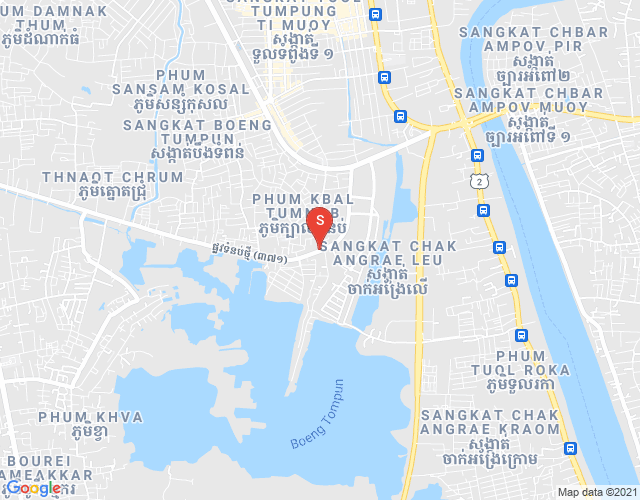 Boeung Tumpun分区, 棉芷区, 金边地图