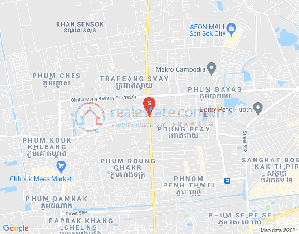 新金边, 森速区, 金边地图