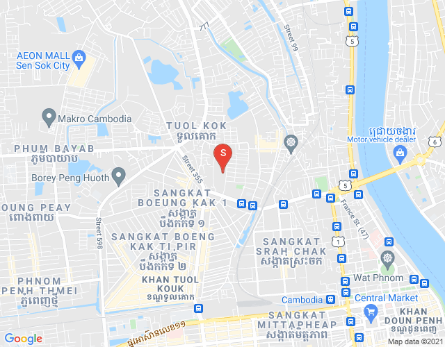 Mapa: Phsar Depou III, Toul Kork, Phnom Penh