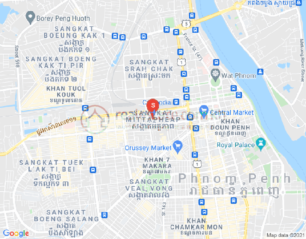 Map of Mittapheap, 7 Makara, Phnom Penh