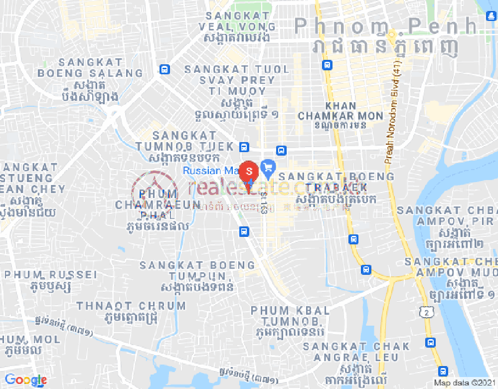 朱德奔1分区, 占卡蒙, 金边地图